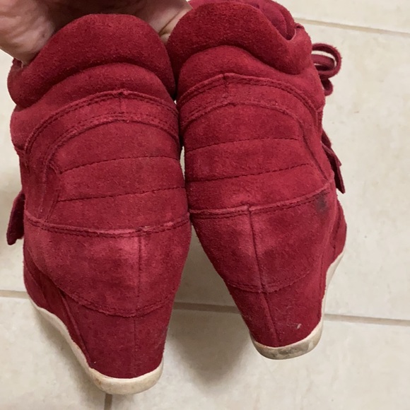 🖤ASH💕red suede sneakers - Picture 9 of 13